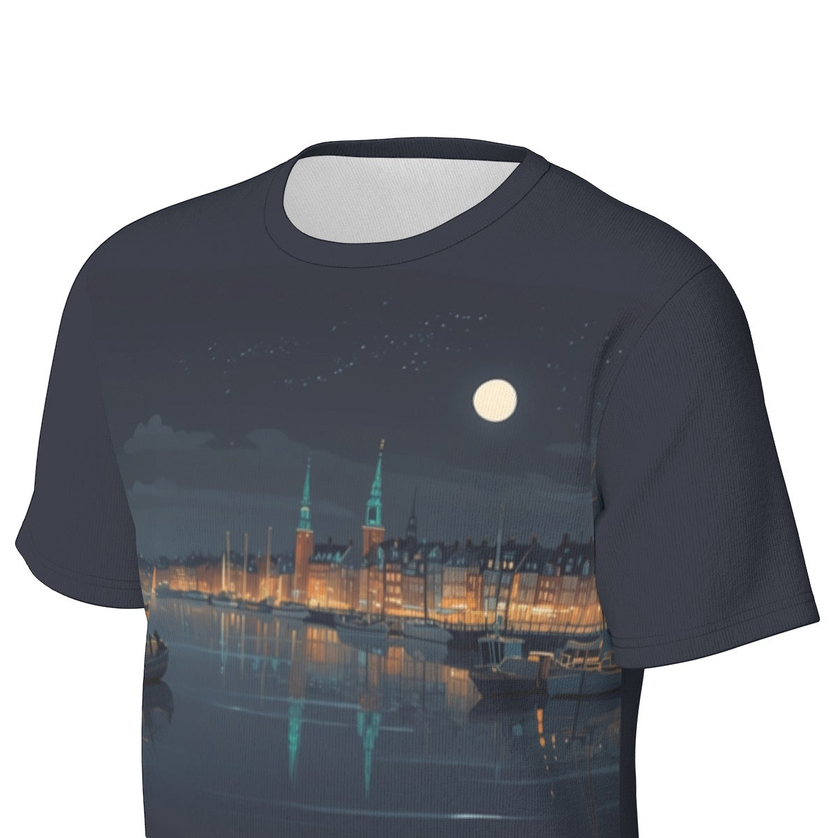 City Harbor -- Men's O-Neck T-Shirt | 190GSM Cotton