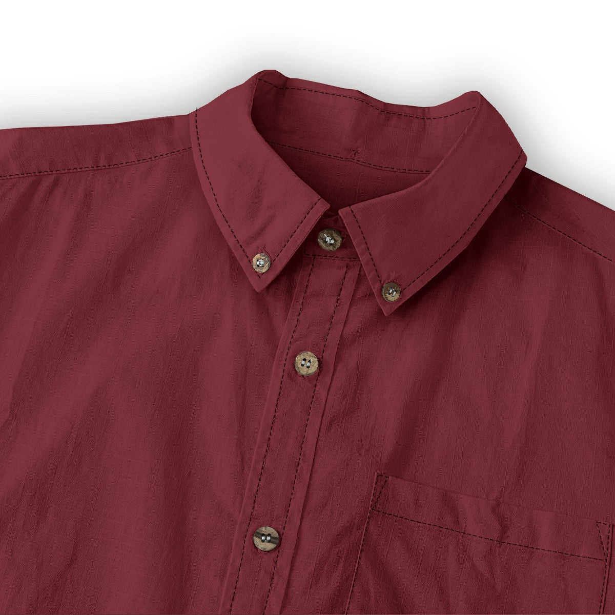 Red (Deep) -- Men's 100% Cotton LS Shirt