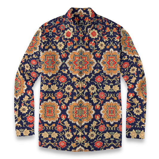 Bruge -- Men's 100% Cotton LS Shirt
