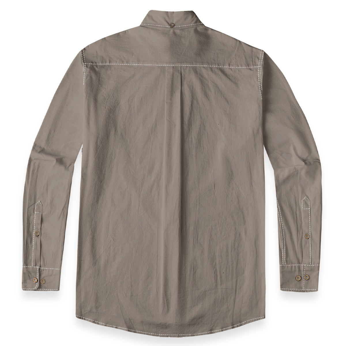 Charcoal (Warm) -- Men's 100% Cotton LS Shirt