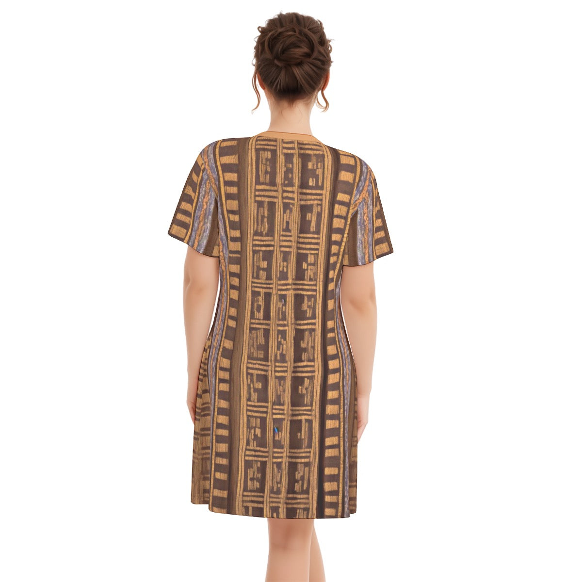 Nairobi -- Women's V Neck Dress 100% Cotton