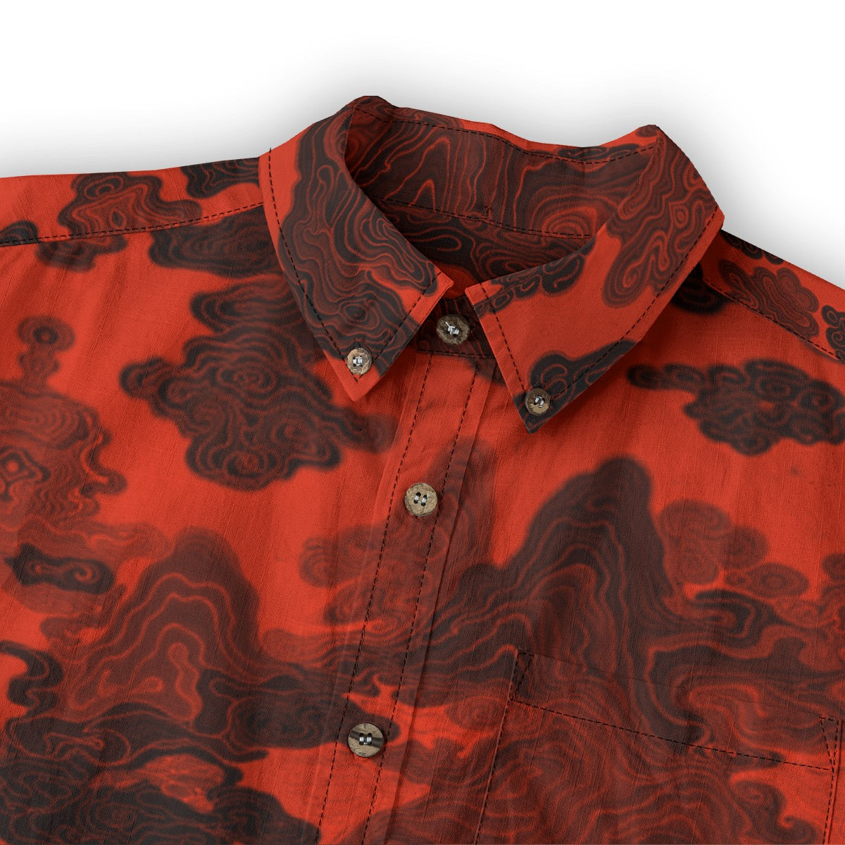 Ring of Fire -- Men's 100% Cotton LS Shirt