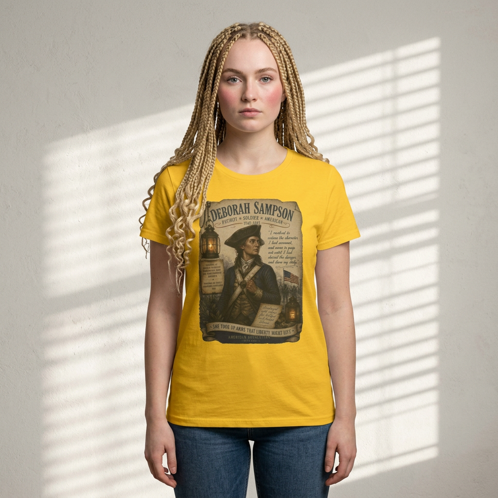 Deborah Sampson -- Remember the Ladies 1776 — American Revolution Women’s History Shirt