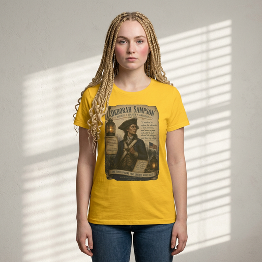 Deborah Sampson -- Remember the Ladies 1776 — American Revolution Women’s History Shirt