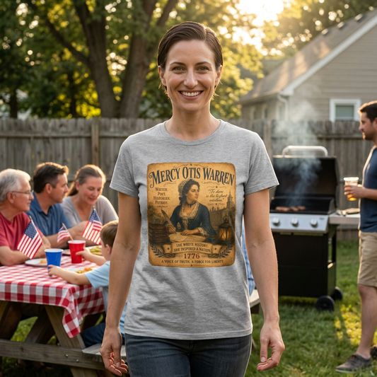 Marcy Otis Warren -- Remember the Ladies 1776 — American Revolution Women T‑Shirt