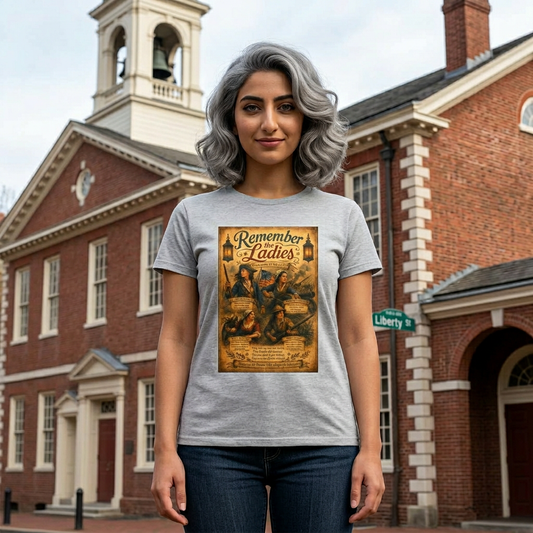 Remember the Ladies Tee — Vintage Women’s 1776 Patriotic T‑Shirt
