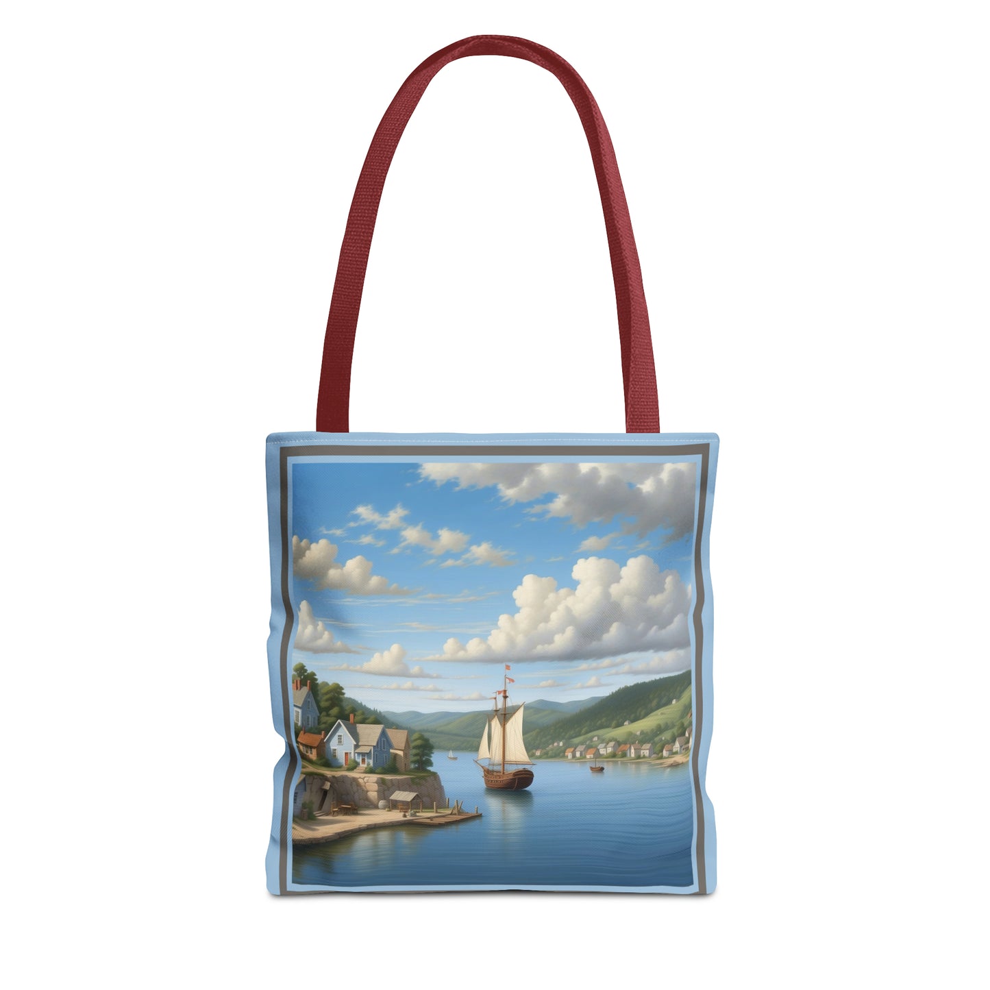 Coastal Village Tote Bag (AOP)