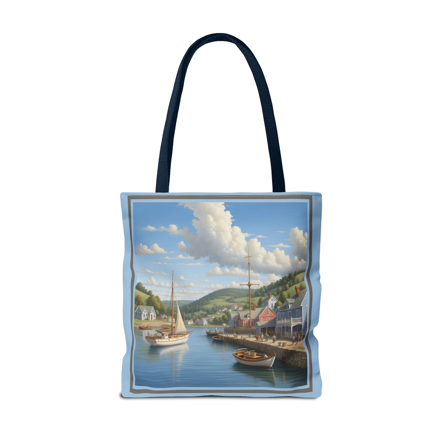 Coastal Village Tote Bag (AOP)