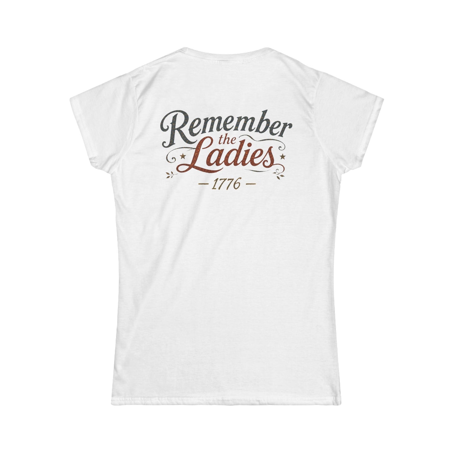 Margaret Corbin -- Remember the Ladies 1776 Women's Tee — Historic Vintage Poster Shirt