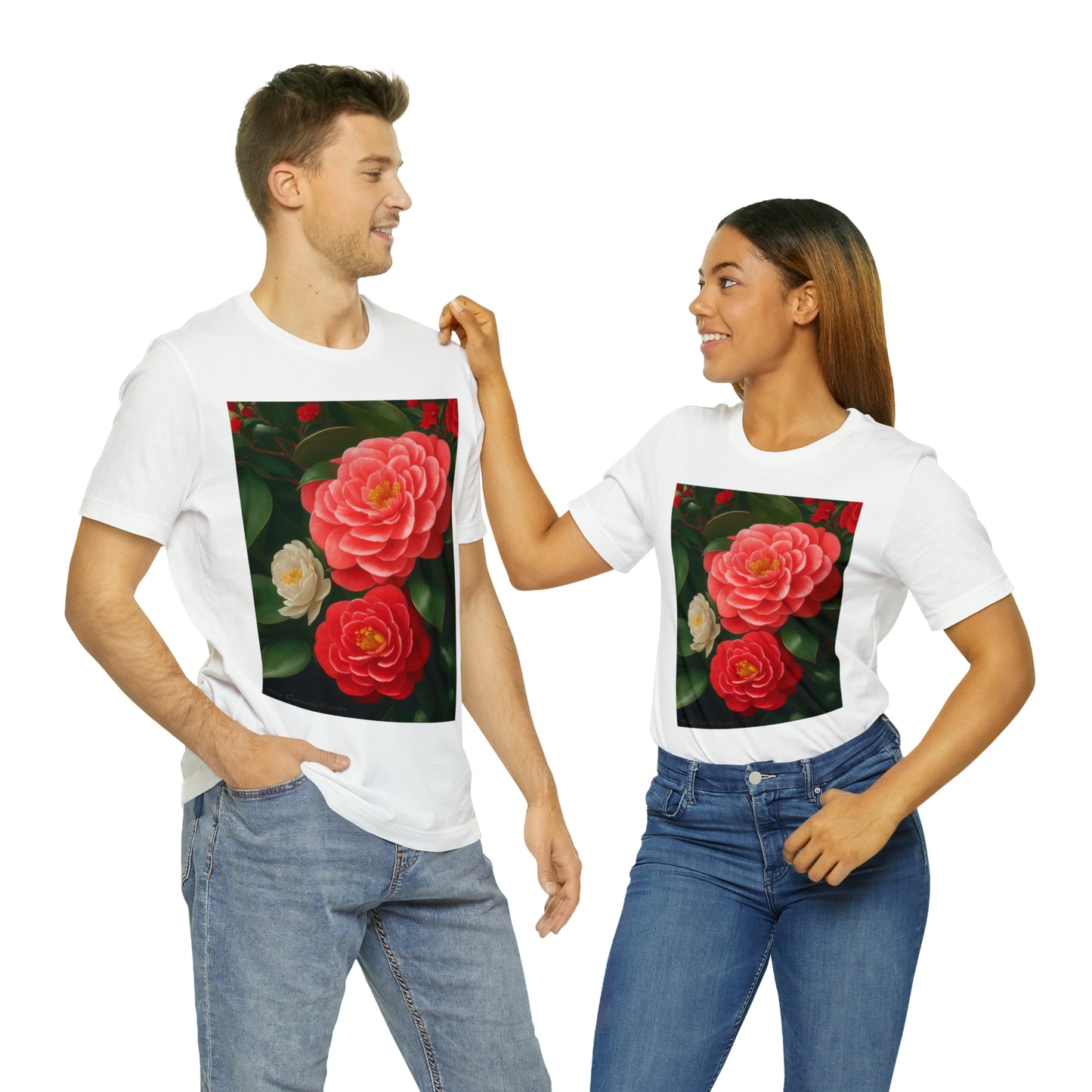 Camellia -- Unisex Jersey Short Sleeve Tee