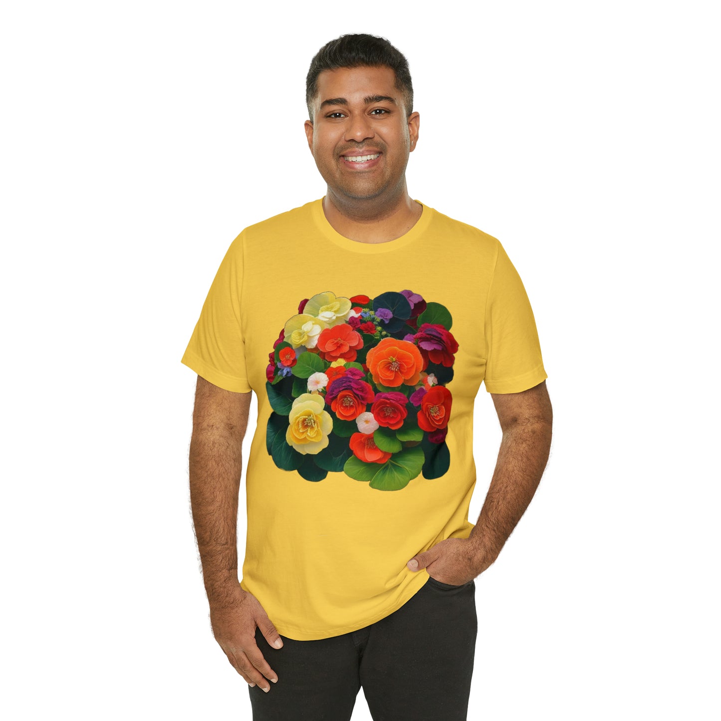 Begonia -- Unisex Jersey Short Sleeve Tee