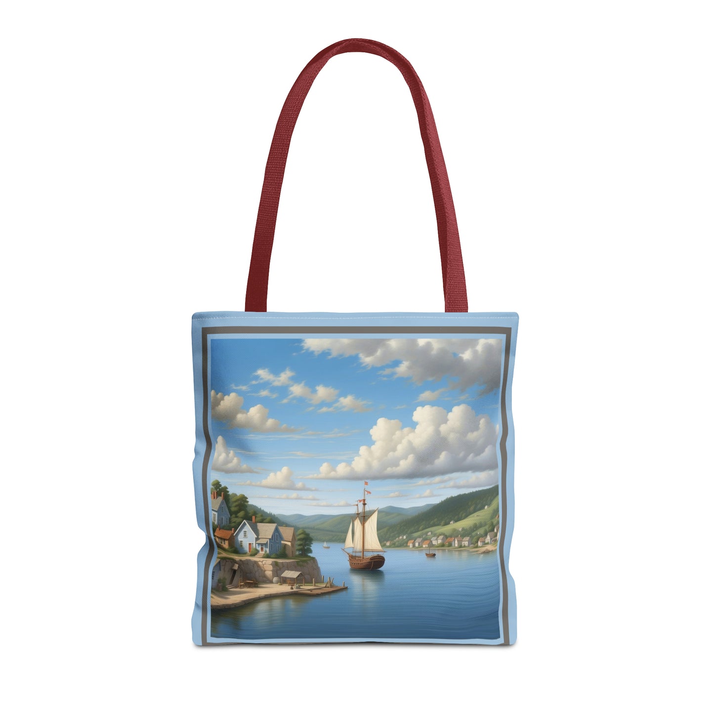 Coastal Village Tote Bag (AOP)