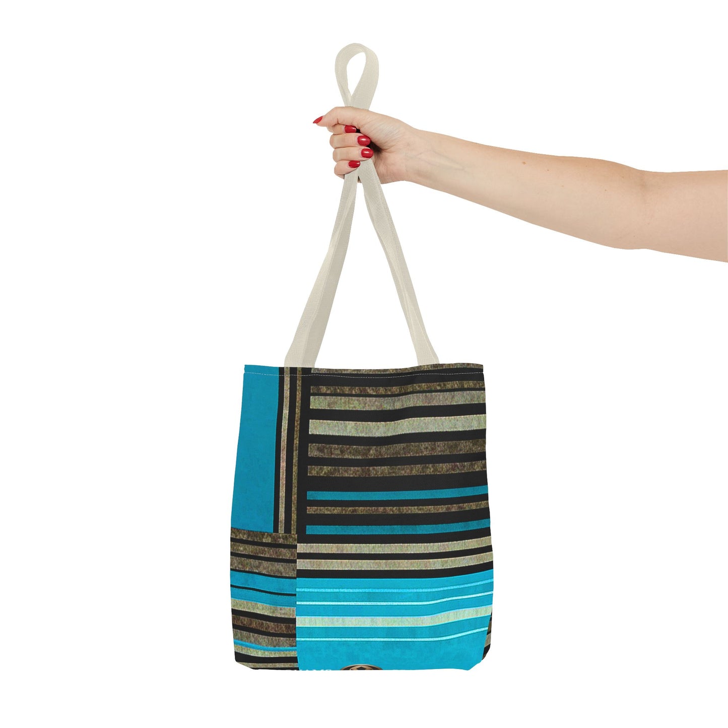 Madison Ave - Stylish Striped Tote Bag - Perfect for Work, Casual Outings & Everyday Use