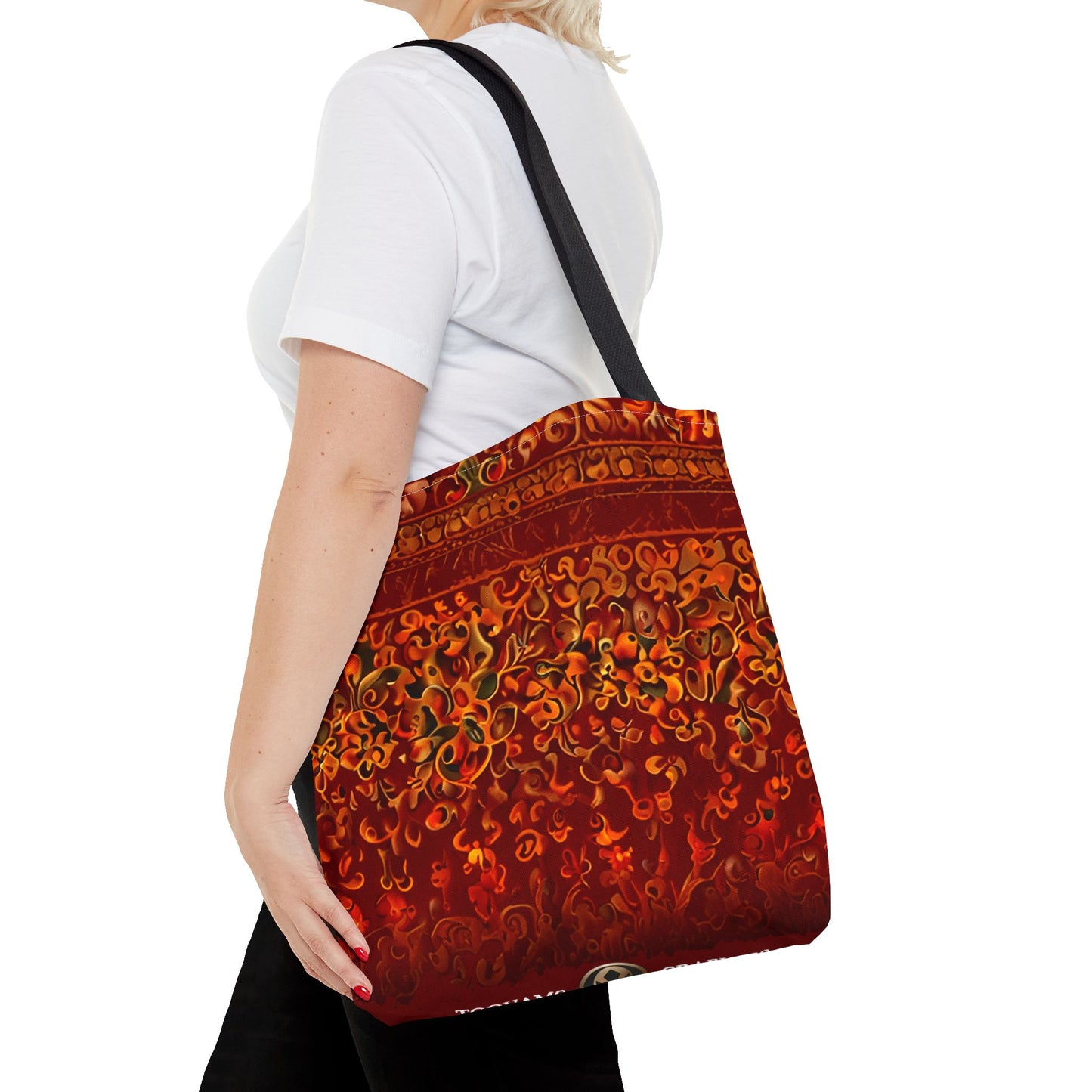 Corlu - Bohemian Floral Tote Bag - Vibrant and Stylish Carryall for Everyday Adventures