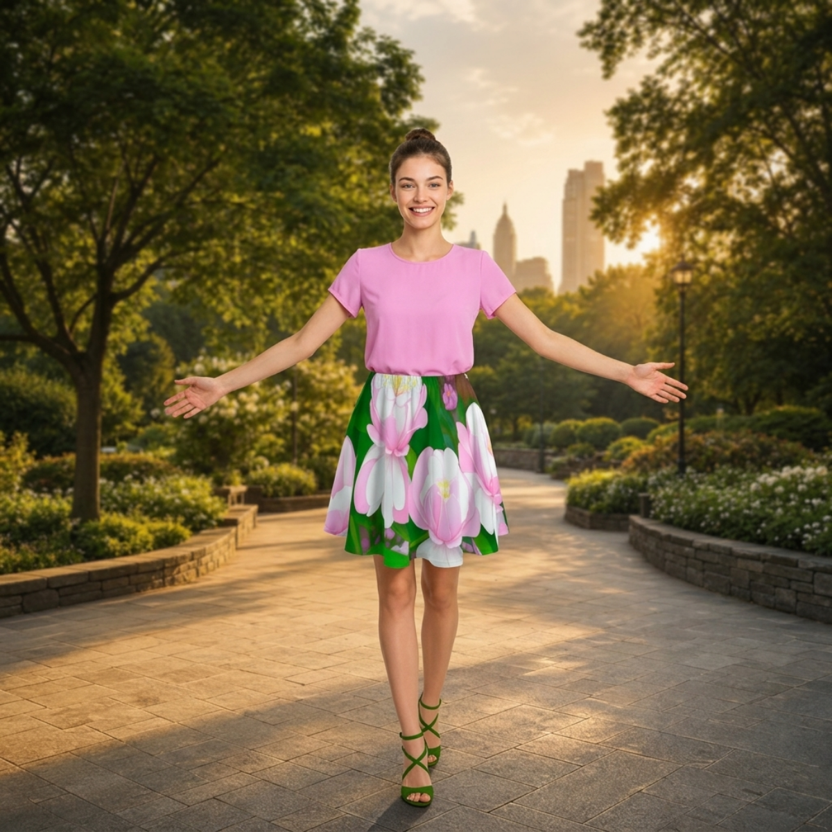 Pink -- Women's Bazyrey Skirt w/2 pockets