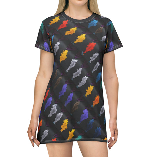 Colors -- T-Shirt Dress (AOP)