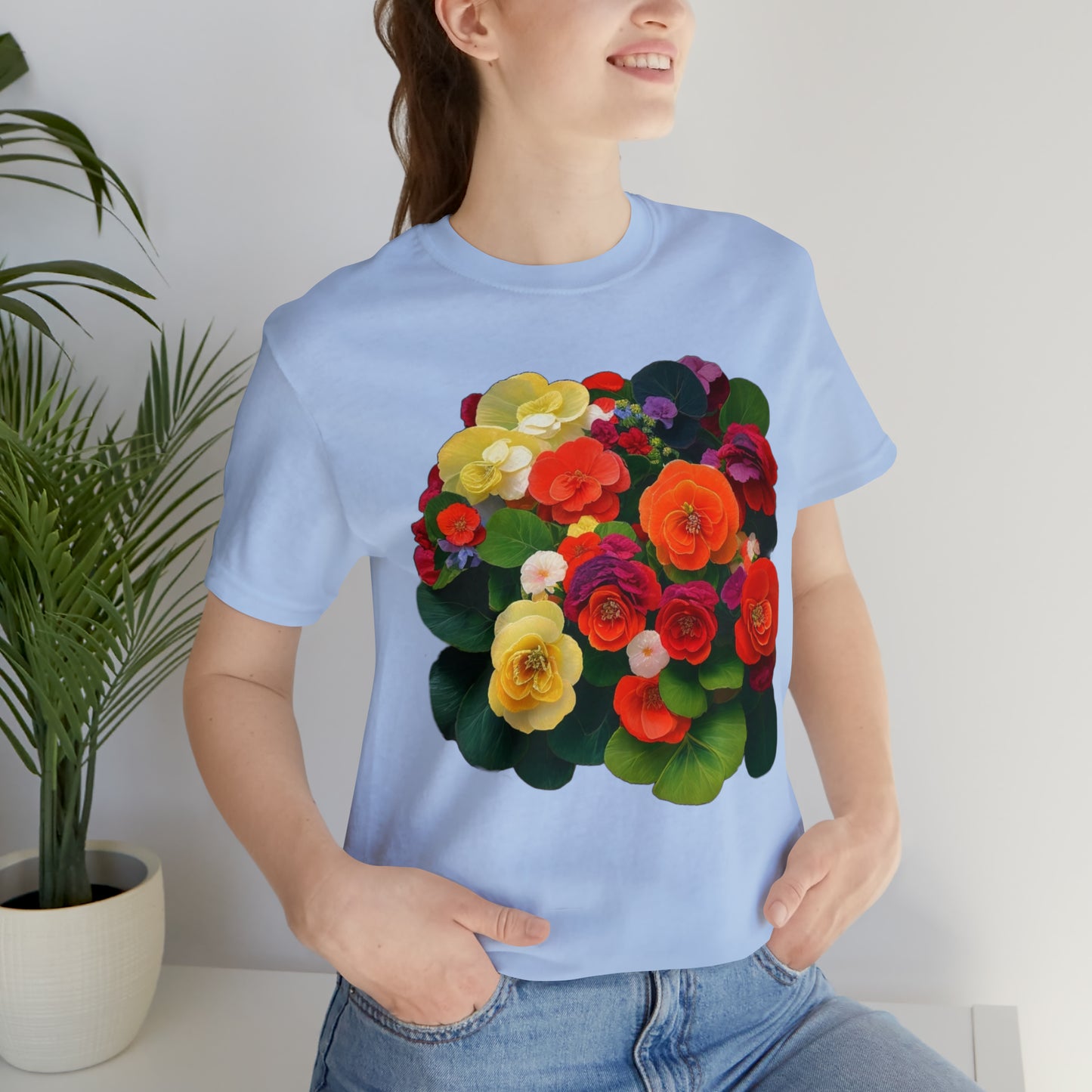 Begonia -- Unisex Jersey Short Sleeve Tee