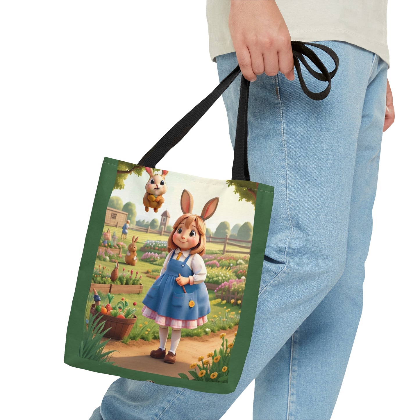 Turning into Rabbits Tote Bag (AOP)