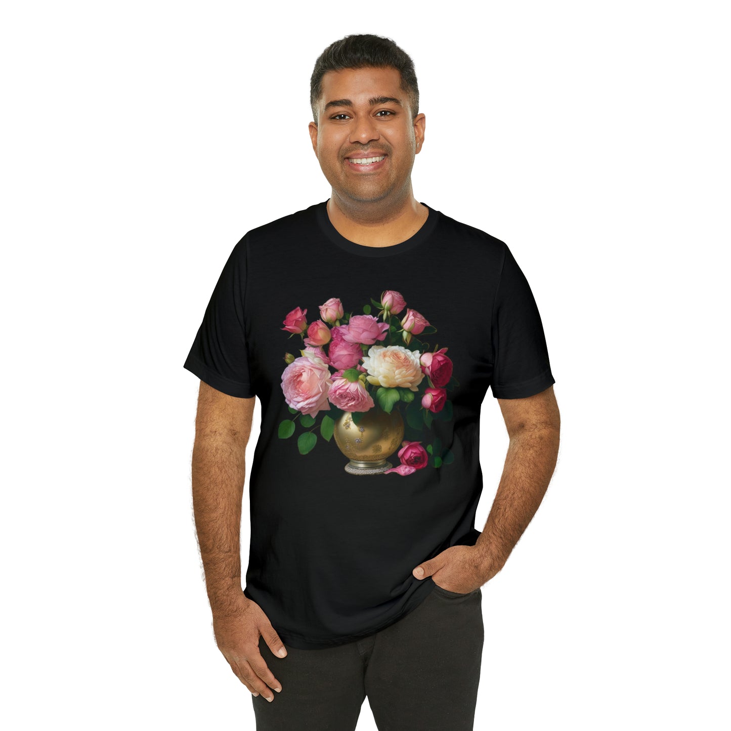 American Beauty Roses -- Unisex Jersey Short Sleeve Tee