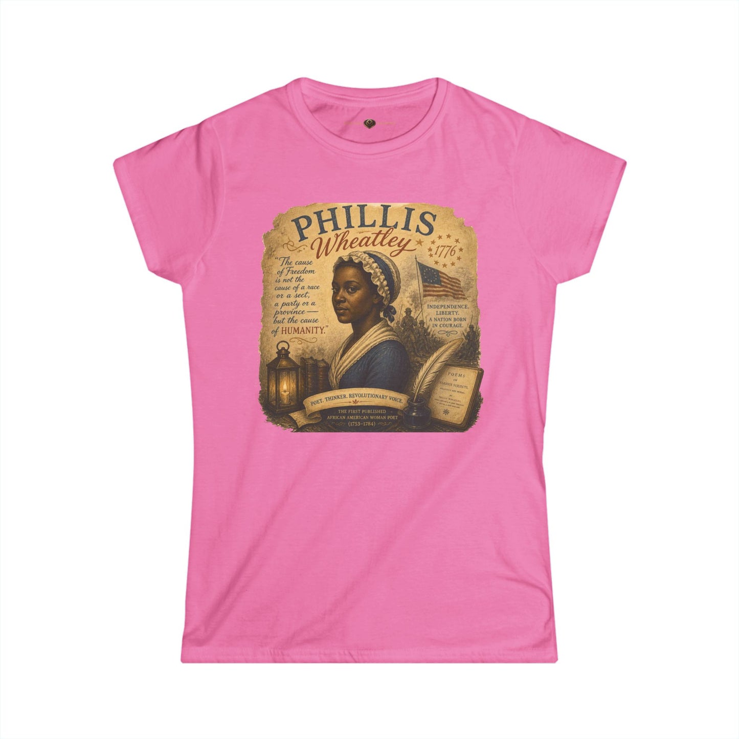 Phillis Wheatley 'Remember the Ladies 1776' Women's Tee