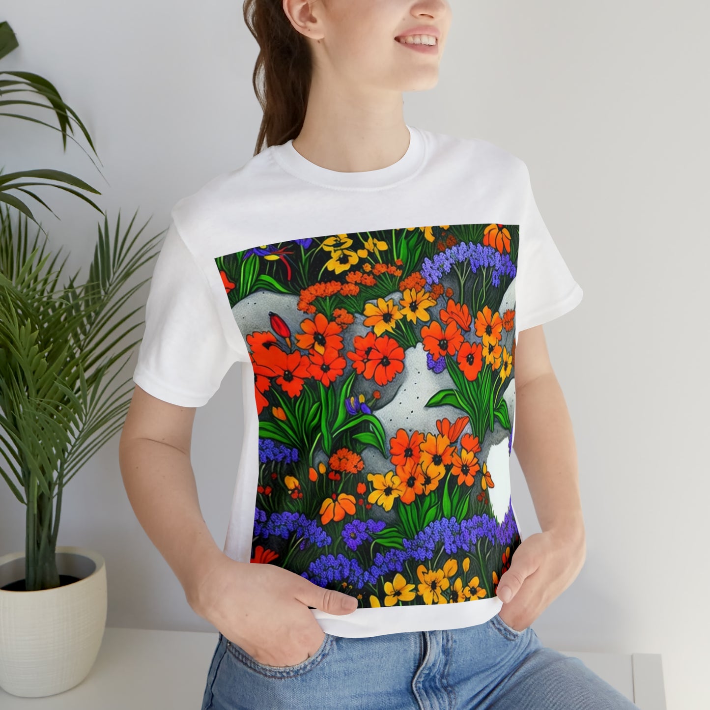 VT Wildflowers #9 -- Unisex Jersey Short Sleeve Tee