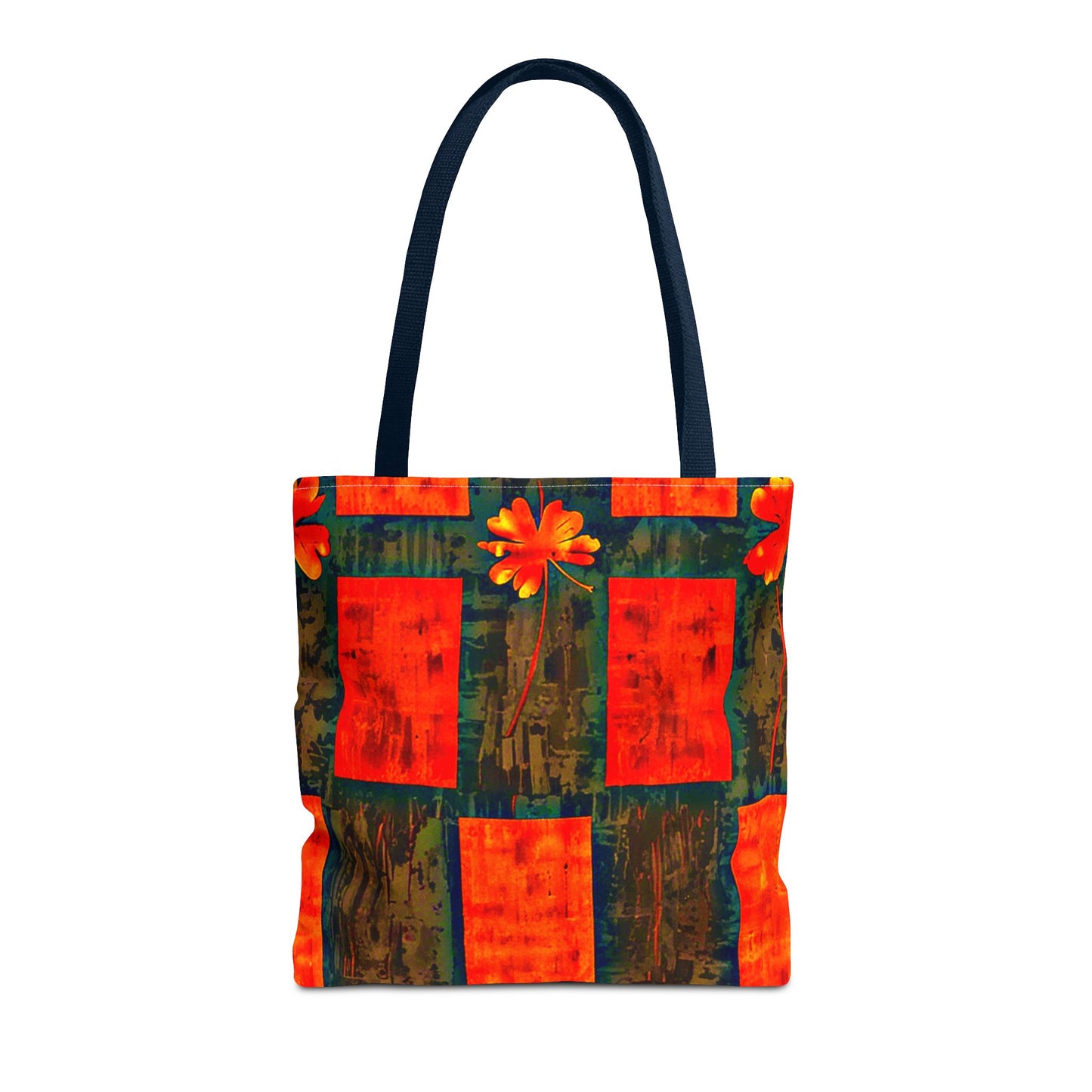 City Flower - Vibrant Floral Tote Bag - Colorful Art for Everyday Use