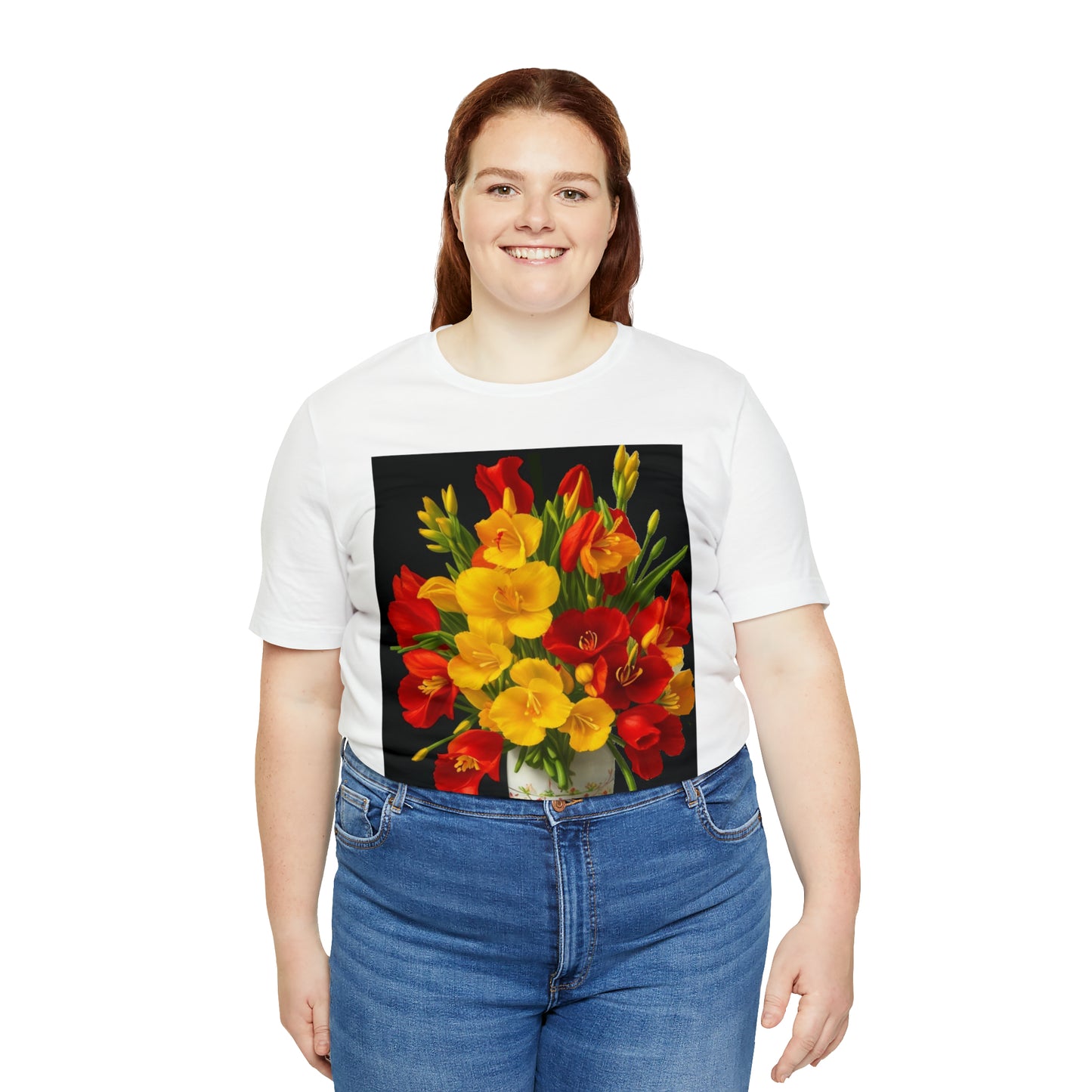 Freesia -- Unisex Jersey Short Sleeve Tee