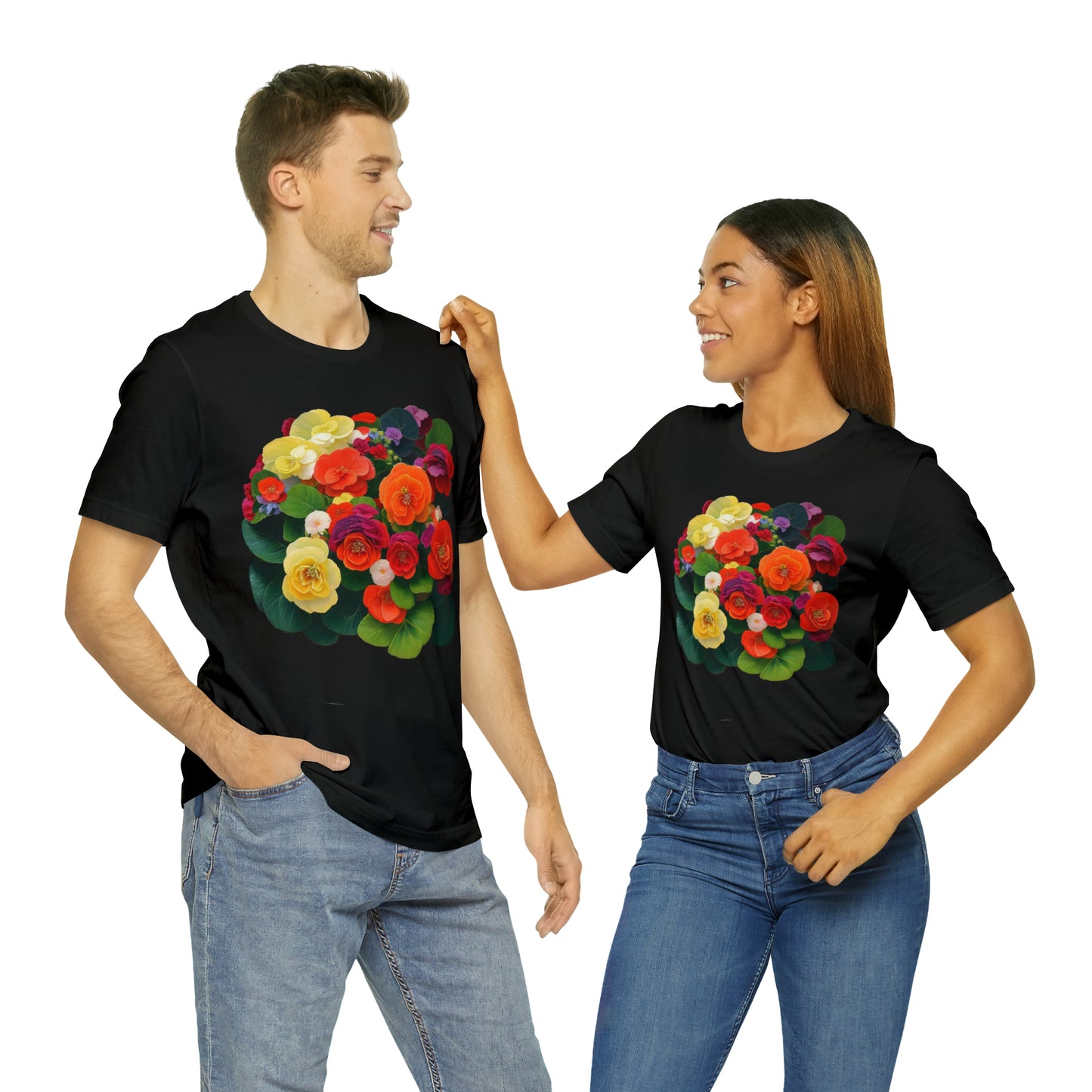 Begonia -- Unisex Jersey Short Sleeve Tee