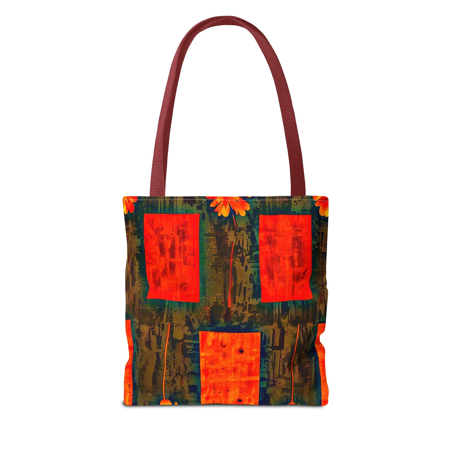 City Flower - Vibrant Floral Tote Bag - Colorful Art for Everyday Use