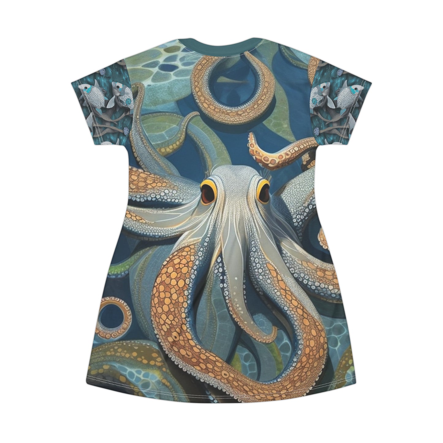 Sea Life -- T-Shirt Dress (AOP)