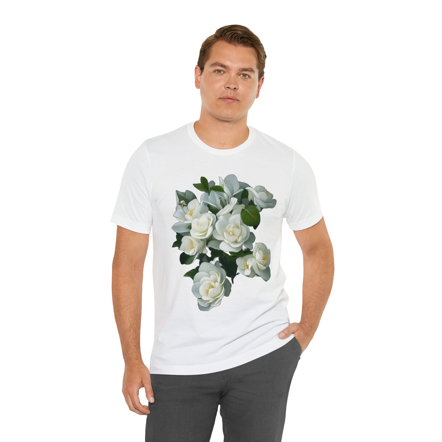 Gardenia -- Unisex Jersey Short Sleeve Tee