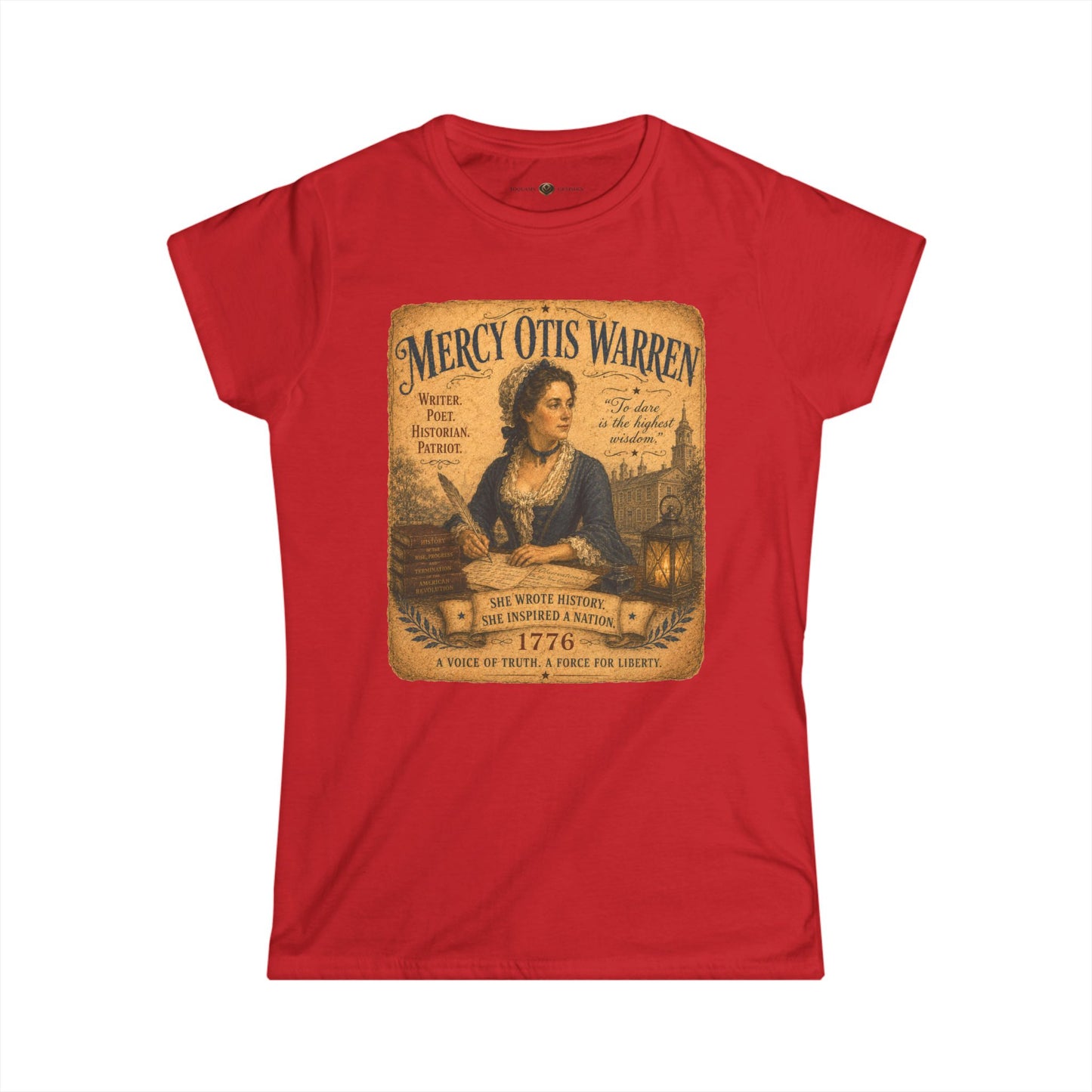 Mercy Otis Warren -- Remember the Ladies 1776 — American Revolution Women T‑Shirt