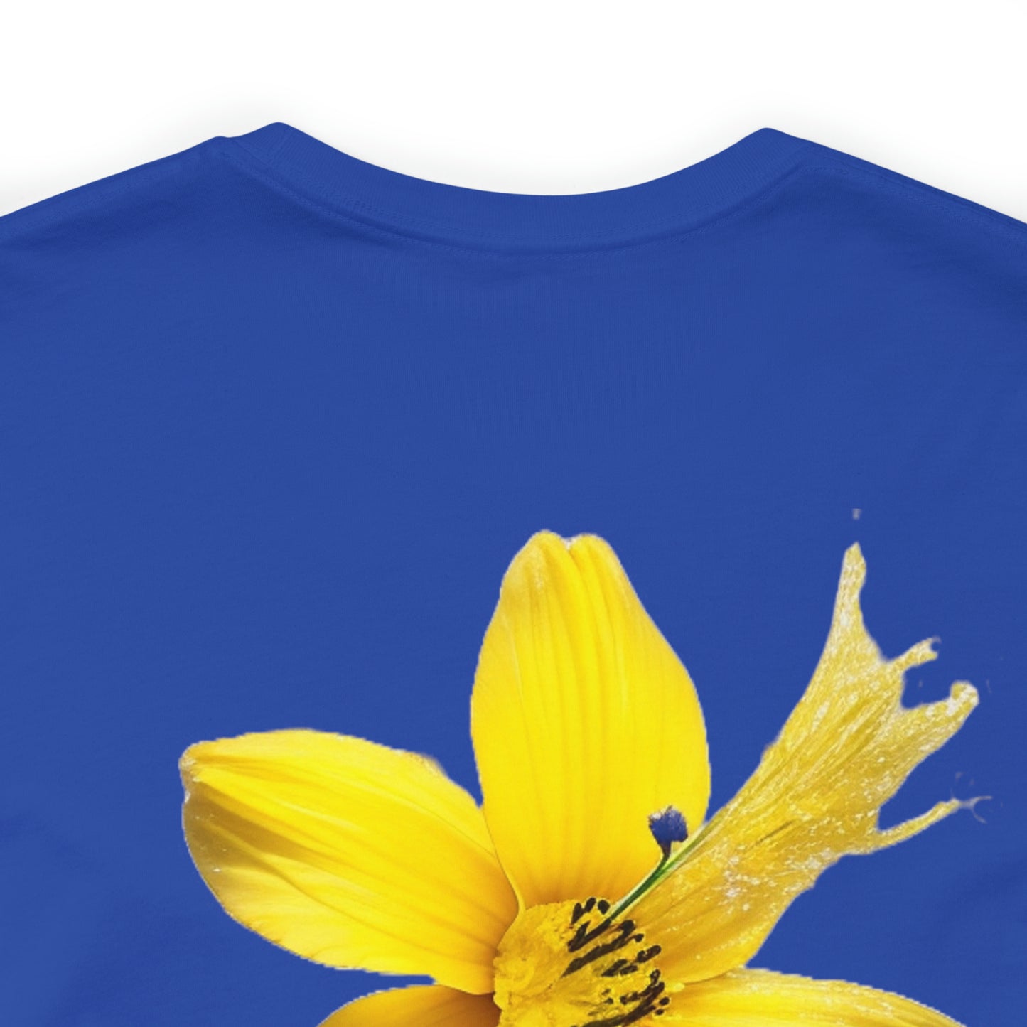 Daffodil (back) -- Unisex Jersey Short Sleeve Tee