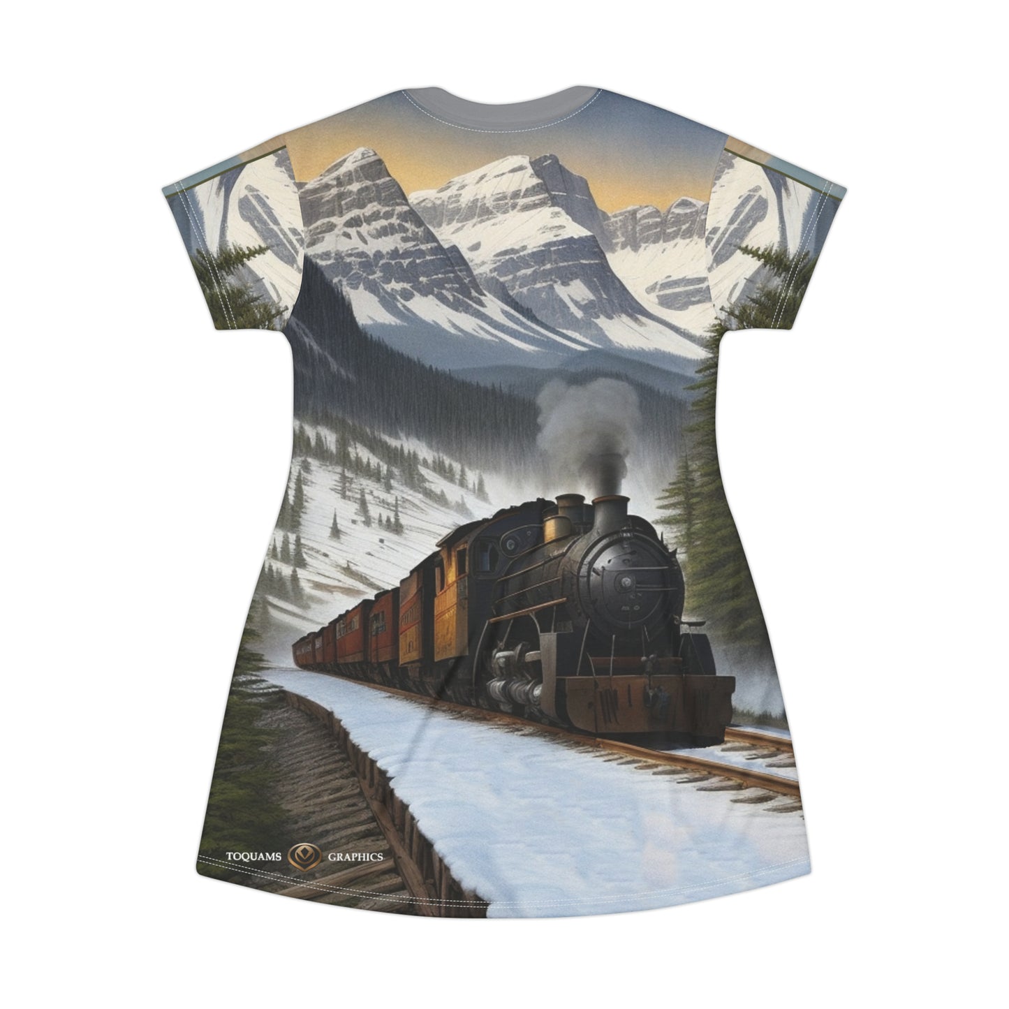 Going West -- T-Shirt Dress (AOP)