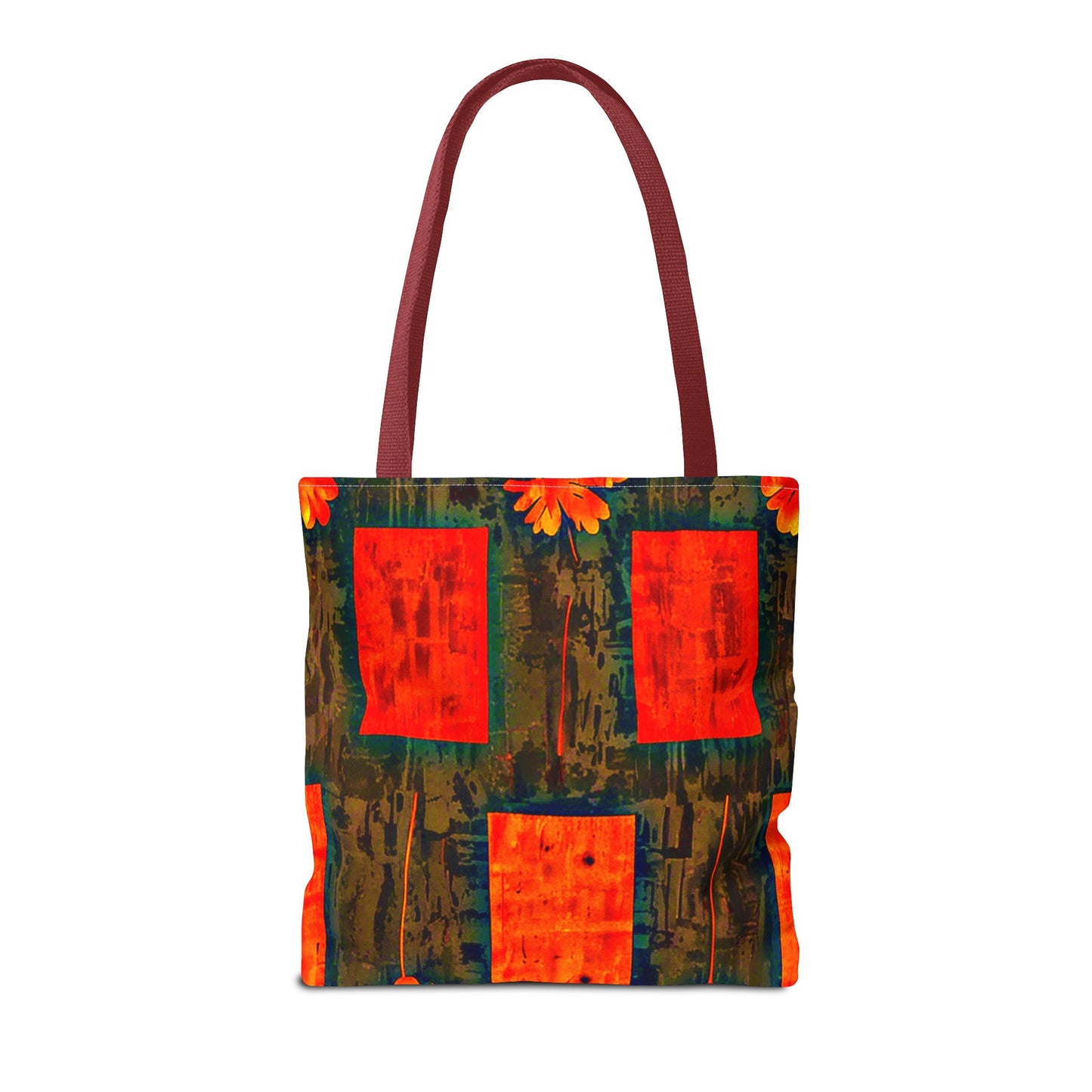 City Flower - Vibrant Floral Tote Bag - Colorful Art for Everyday Use