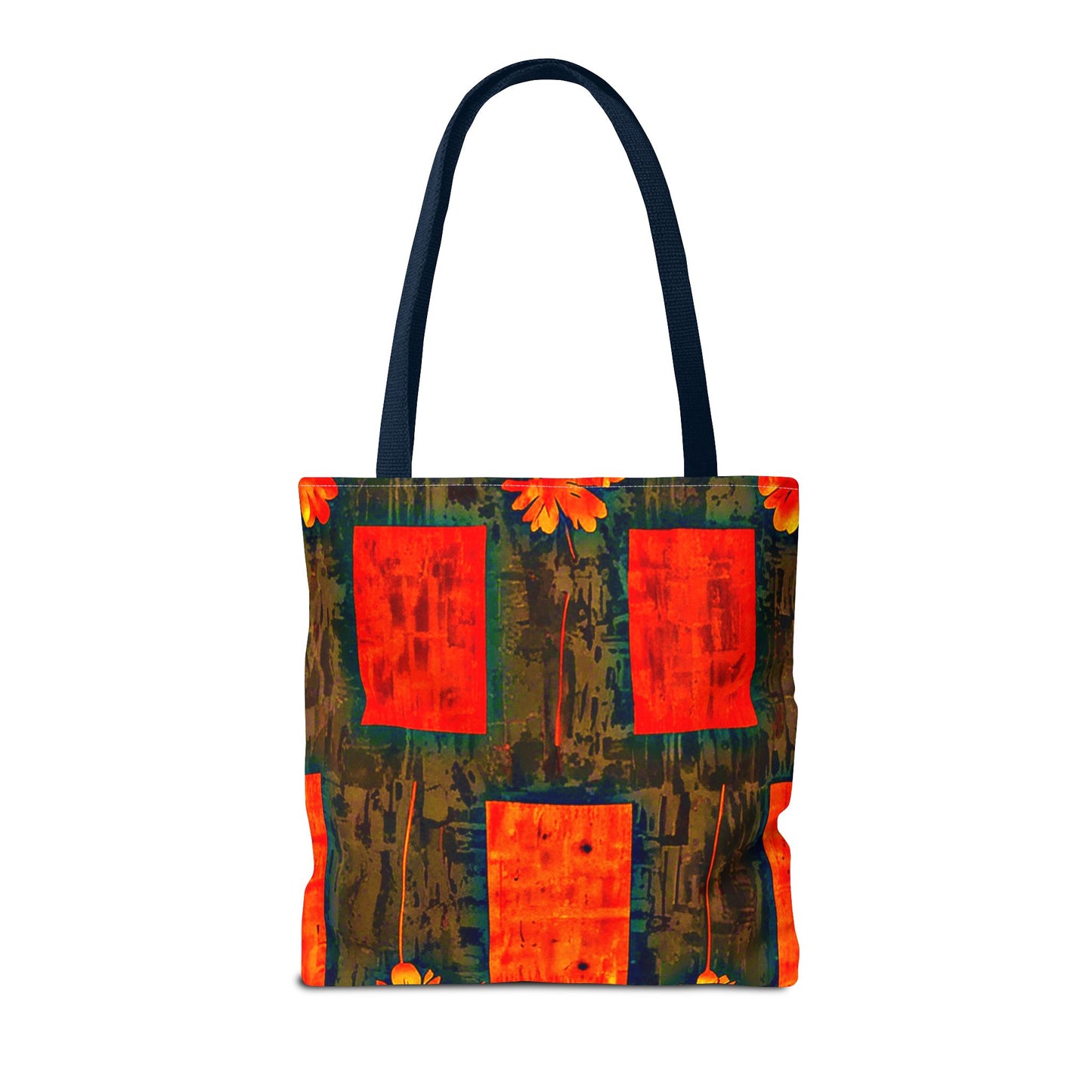 City Flower - Vibrant Floral Tote Bag - Colorful Art for Everyday Use