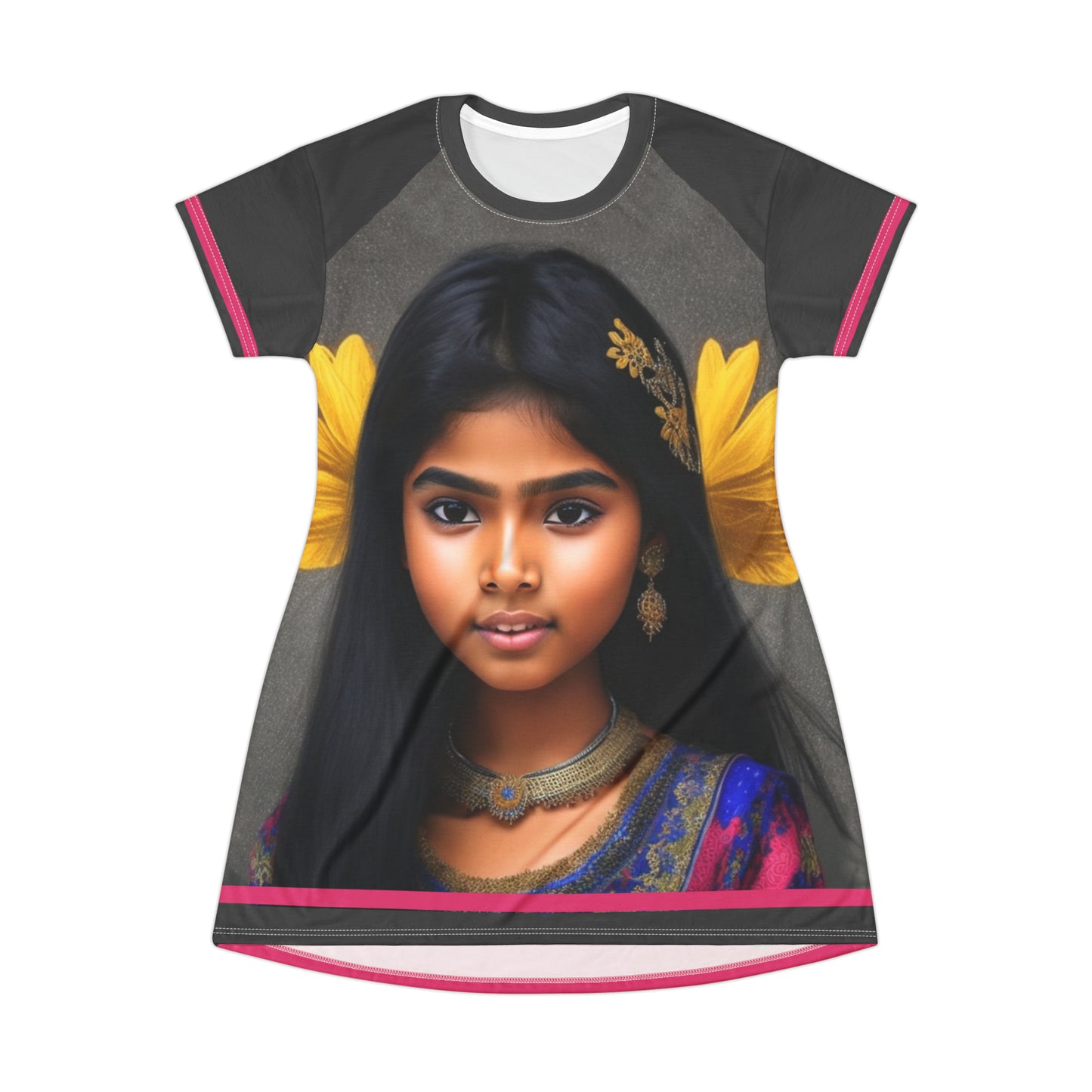 Punjab -- T-Shirt Dress (AOP)