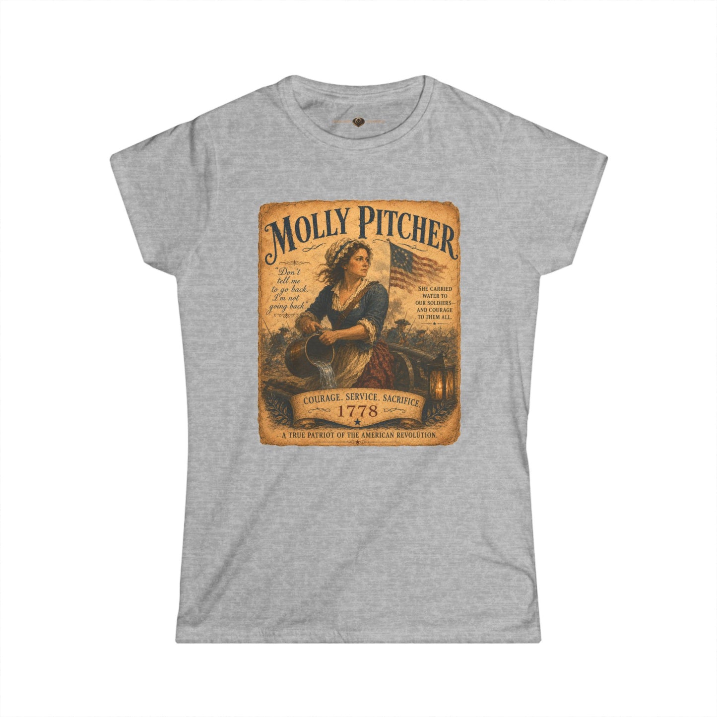 Molly Pitcher -- 'Remember the Ladies' — Revolutionary War T-Shirt