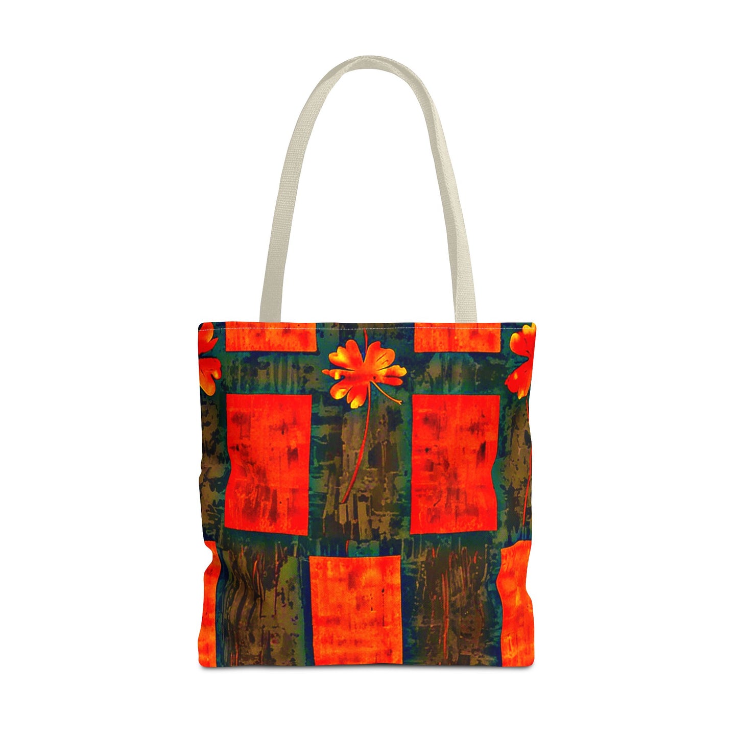 City Flower - Vibrant Floral Tote Bag - Colorful Art for Everyday Use