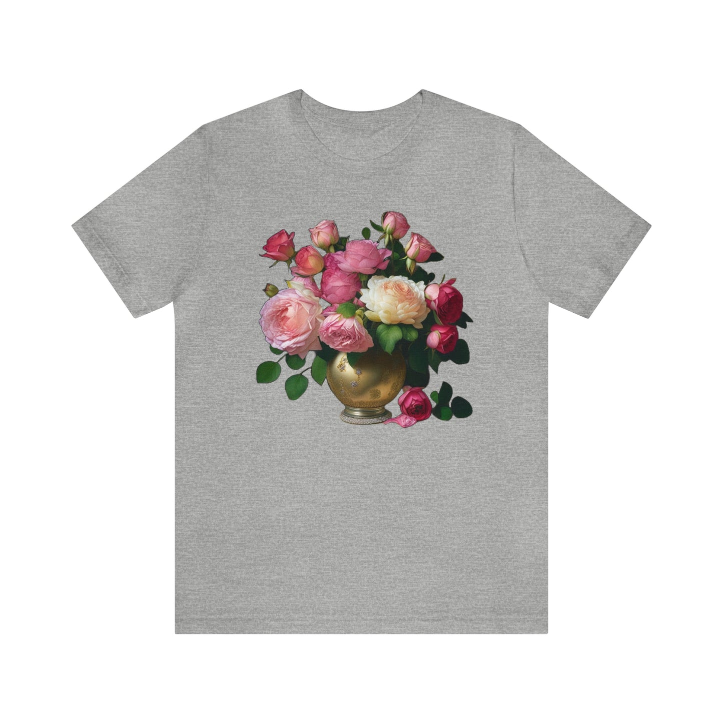 American Beauty Roses -- Unisex Jersey Short Sleeve Tee