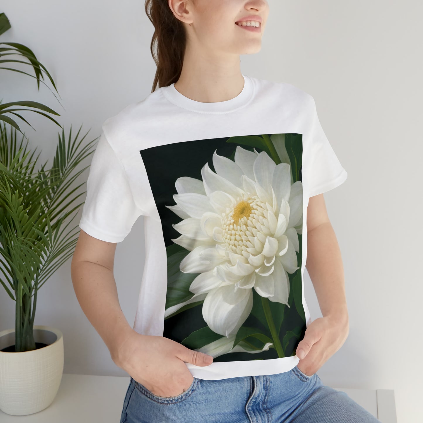 Dahlia -- Unisex Jersey Short Sleeve Tee