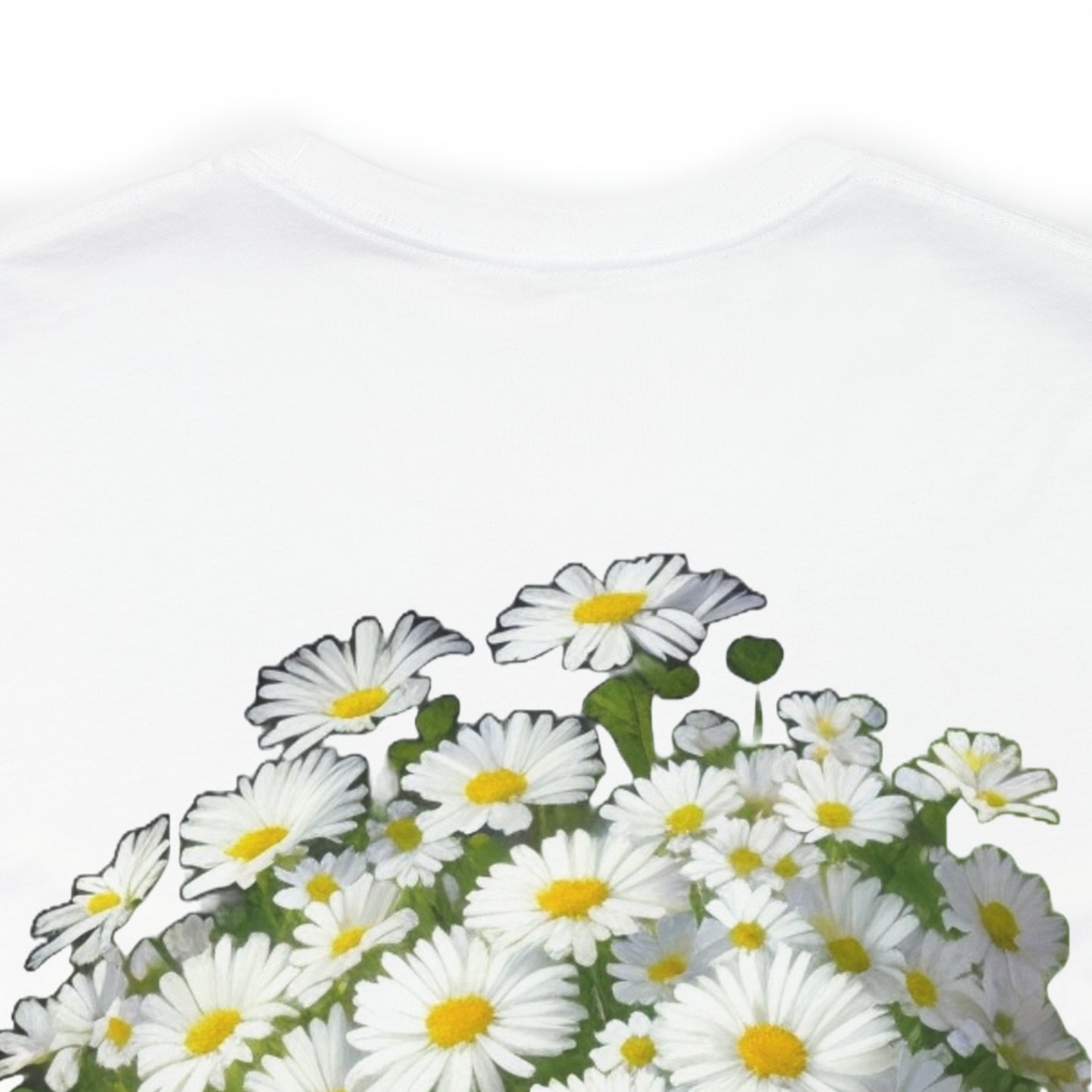 Daisies (back) -- Unisex Jersey Short Sleeve Tee