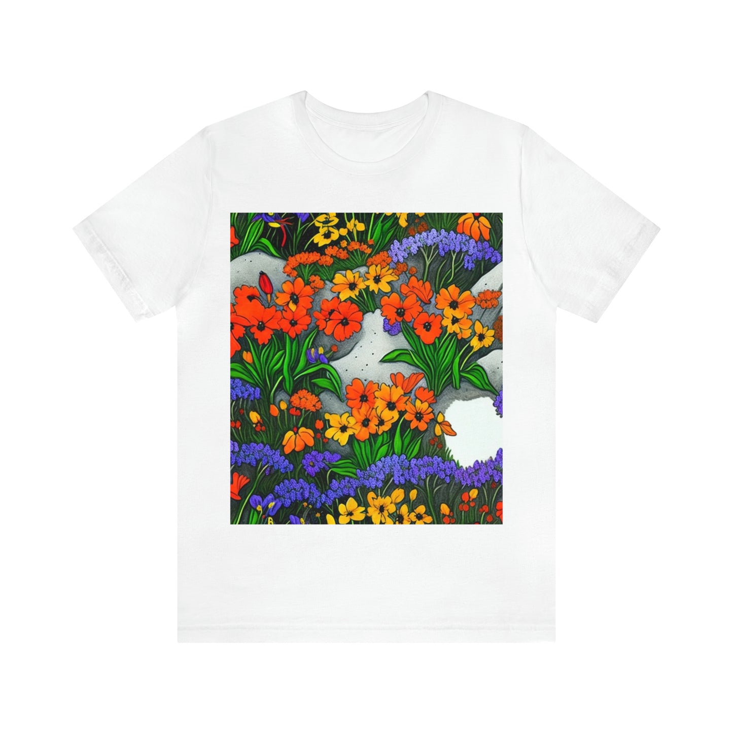 VT Wildflowers #9 -- Unisex Jersey Short Sleeve Tee