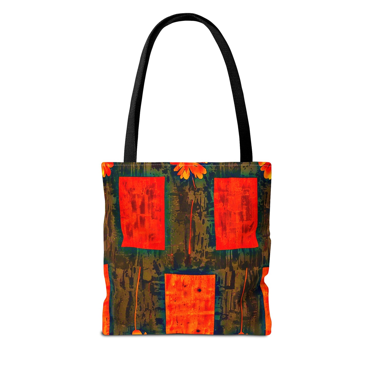 City Flower - Vibrant Floral Tote Bag - Colorful Art for Everyday Use