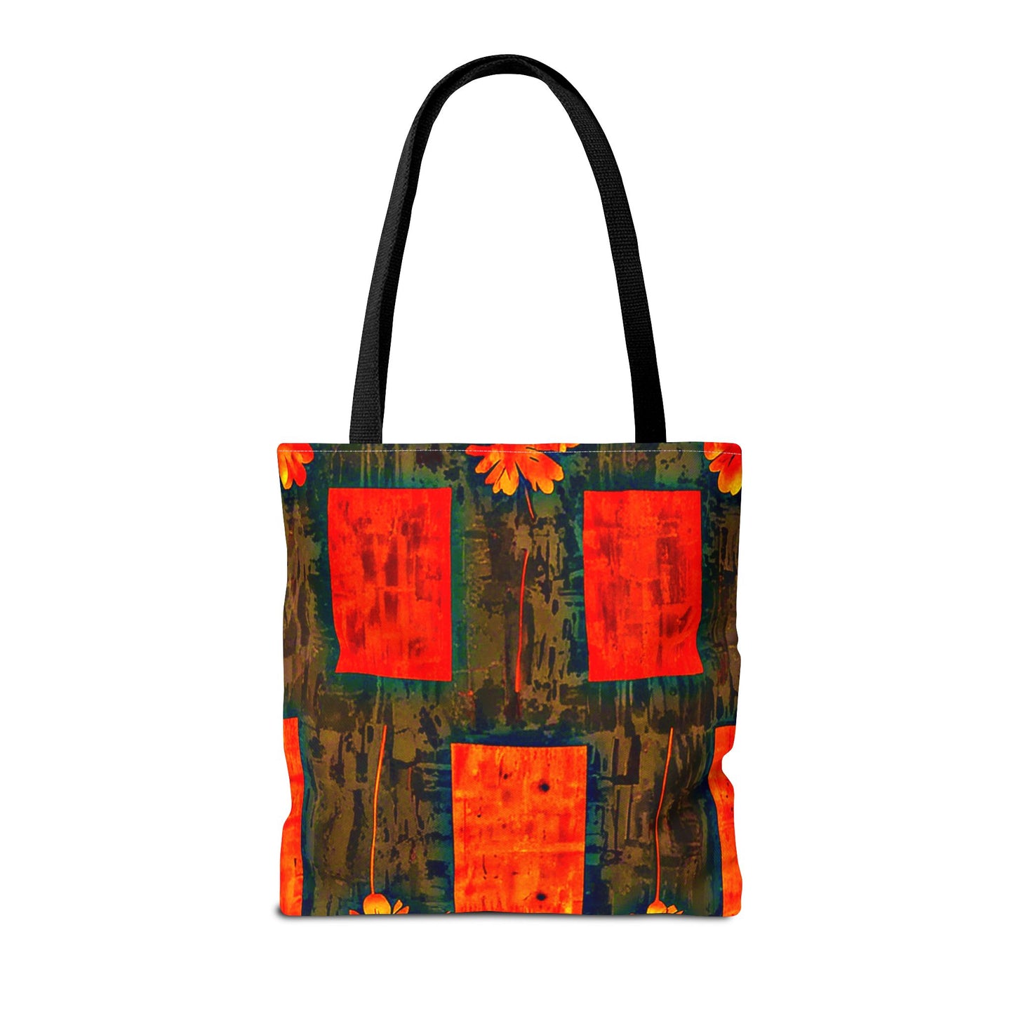 City Flower - Vibrant Floral Tote Bag - Colorful Art for Everyday Use