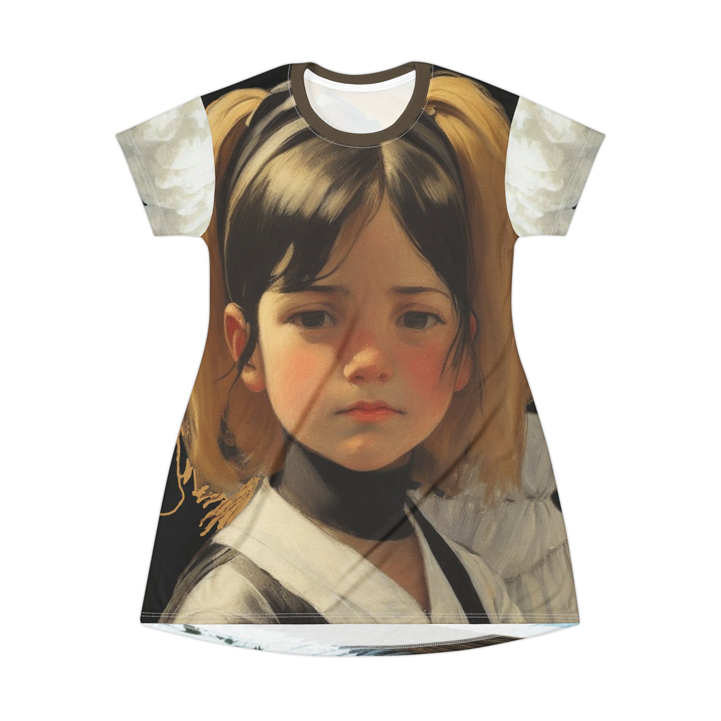 Railroad Girl -- T-Shirt Dress (AOP)