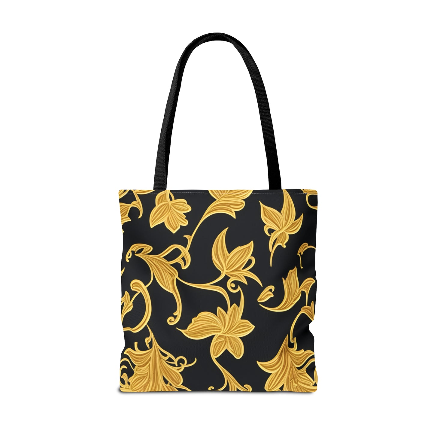 Gold & Black Tote Bag (AOP)