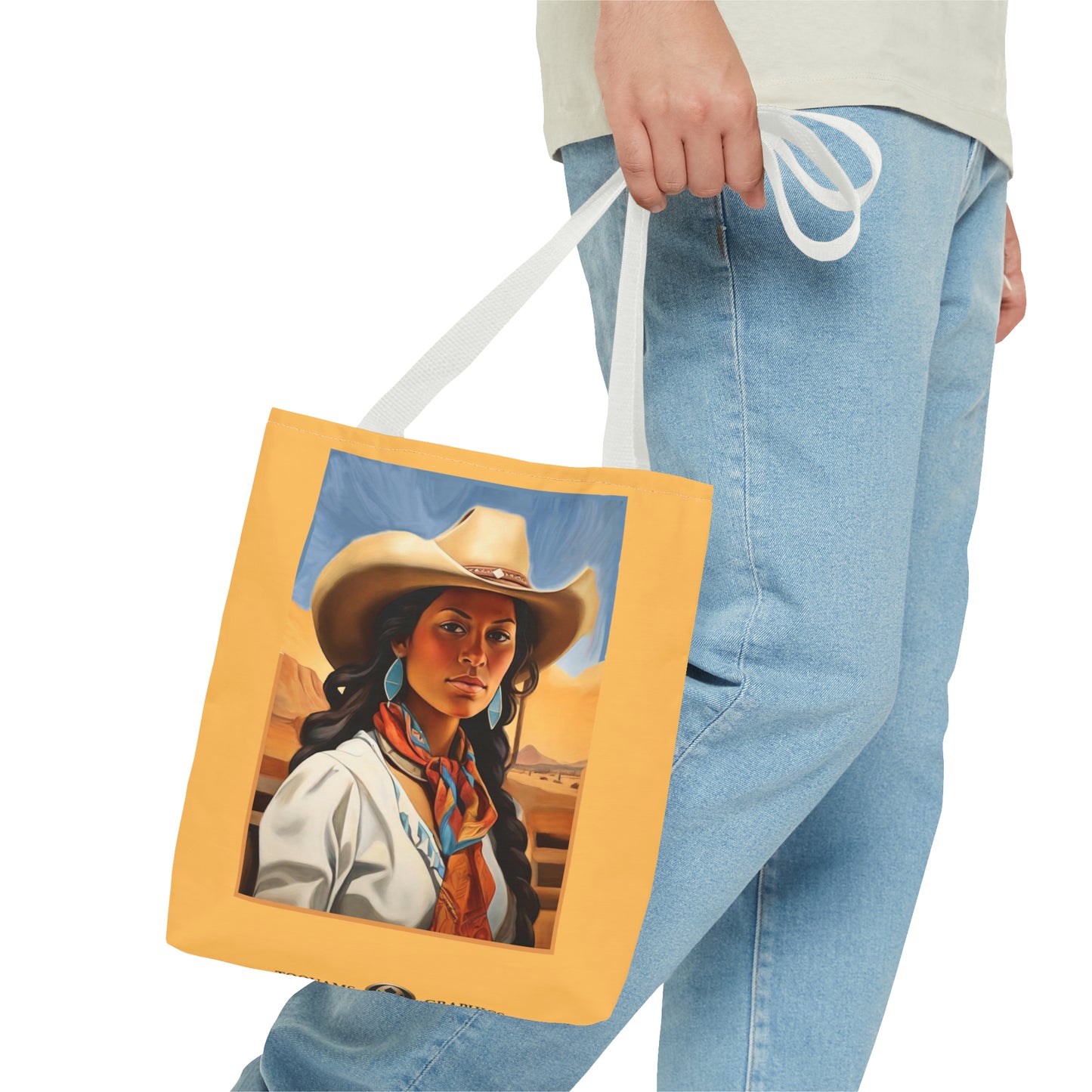 Cowgirl/boy Tote Bag (AOP)