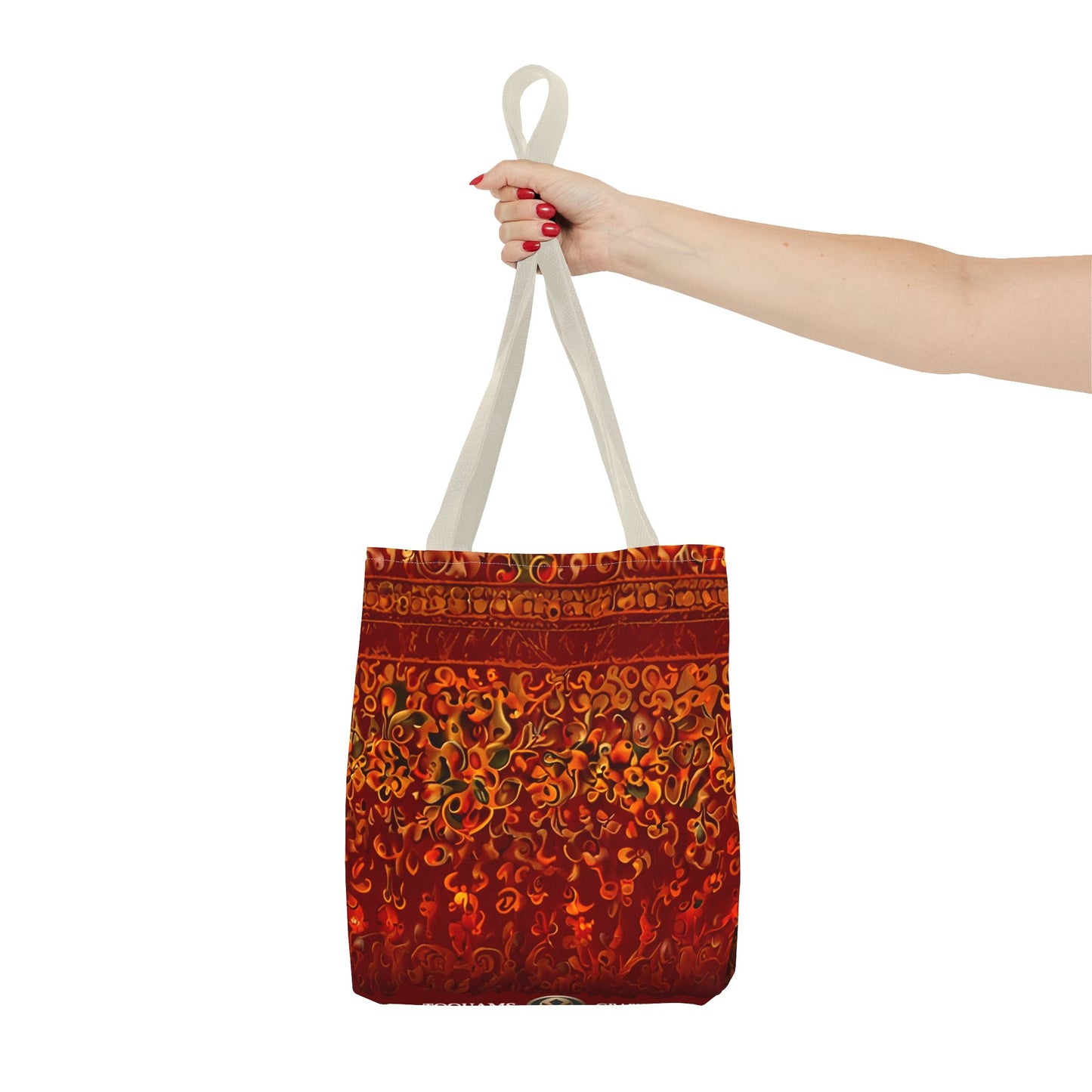 Corlu - Bohemian Floral Tote Bag - Vibrant and Stylish Carryall for Everyday Adventures