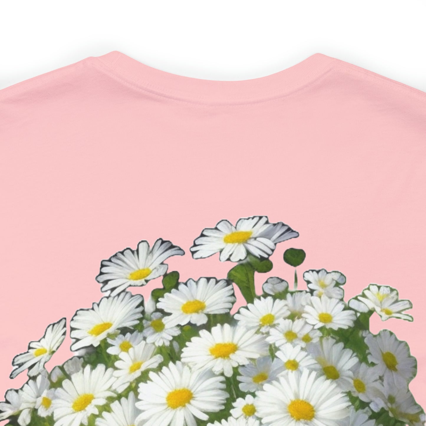 Daisies (back) -- Unisex Jersey Short Sleeve Tee